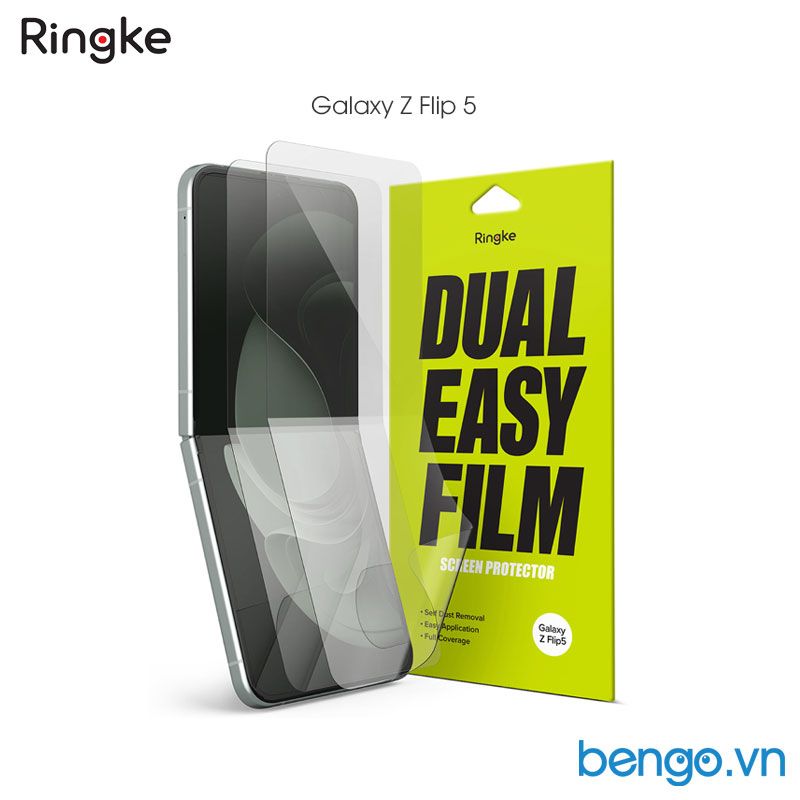  [Combo 2] Dán màn hình Samsung Galaxy Z Flip 5 RINGKE Dual Easy Film 