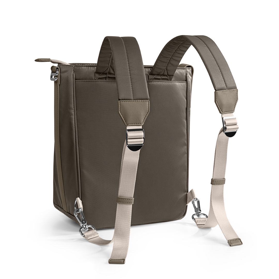  TÚI ĐEO KIÊM BALO TOMTOC (USA) SLASH SLING BAG TAUPE ULTRABOOK 11