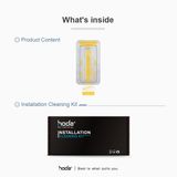  Cường lực iPhone 16 Pro Max Hoda Clear có khung dán/không có khung dán (hộp vàng) 