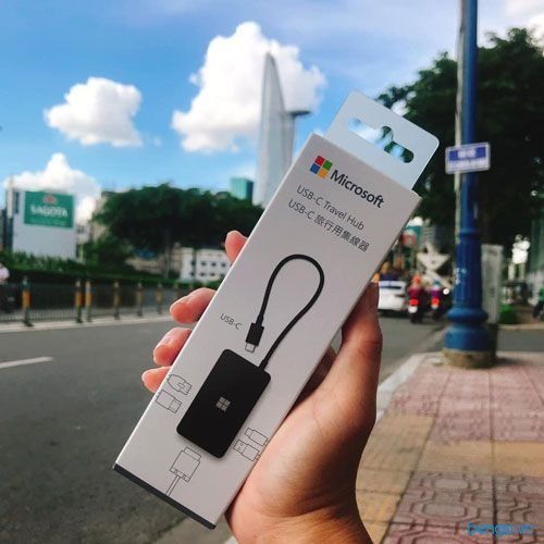  HUB Microsoft Travel USB Type-C 5 in 1 - Xám 