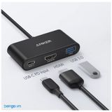  Hub Anker 3 in 1 PowerExpand USB-C qua HDMI 4K PD 