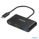  Hub Anker 3 in 1 PowerExpand USB-C qua HDMI 4K PD 