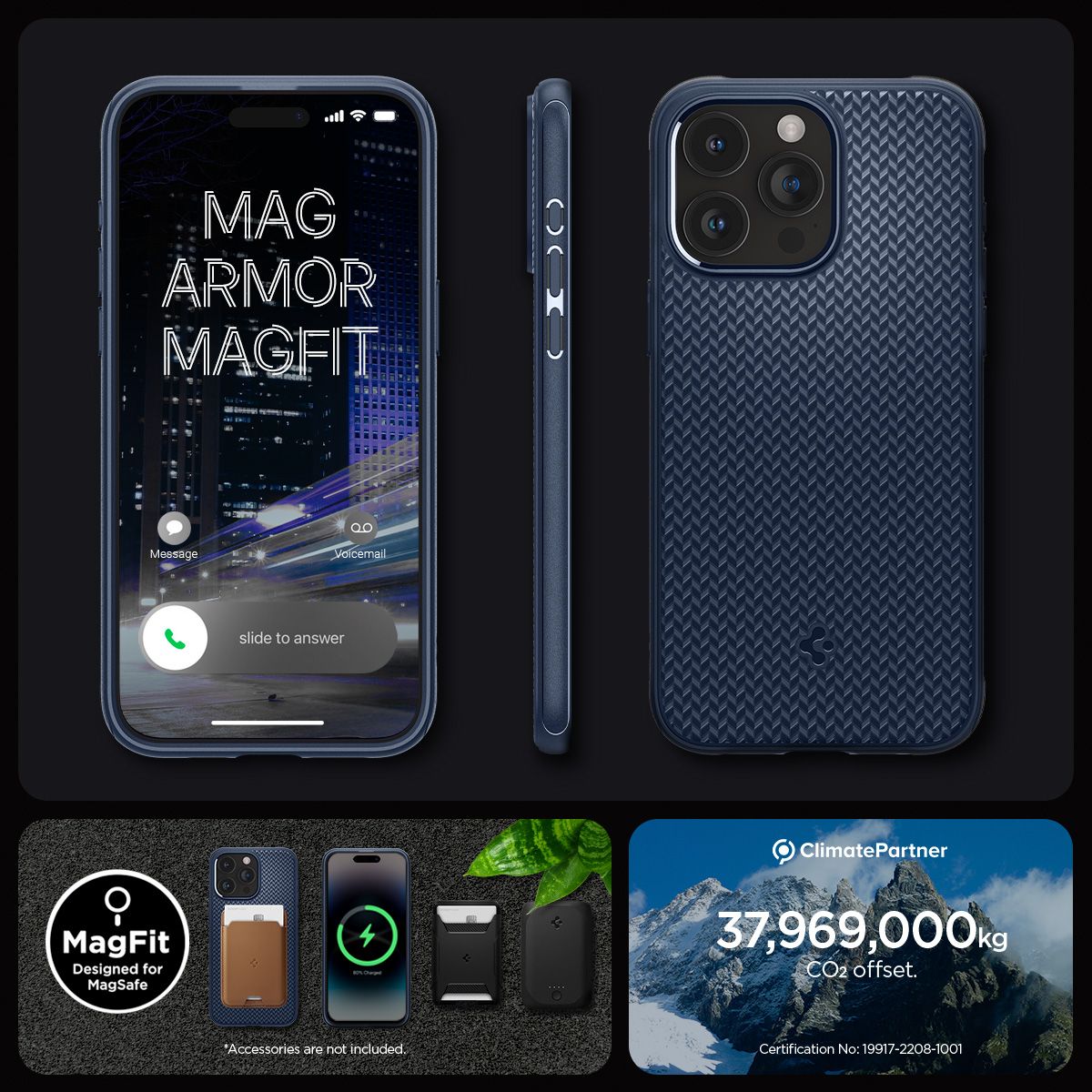  Ốp lưng iPhone 15 Pro Max SPIGEN Mag Armor Magfit 