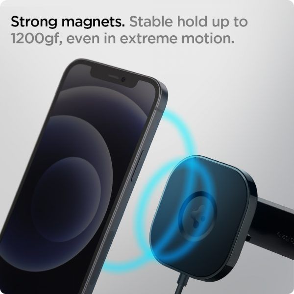  SẠC MAGSAFE XE HƠI SPIGEN ONETAP PRO WIRELESS MAGNETIC CAR CHARGER AIR VENT (MAGFIT) 