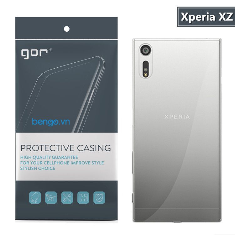  Ốp lưng SONY Xperia XZ TPU dẻo siêu trong suốt GOR 