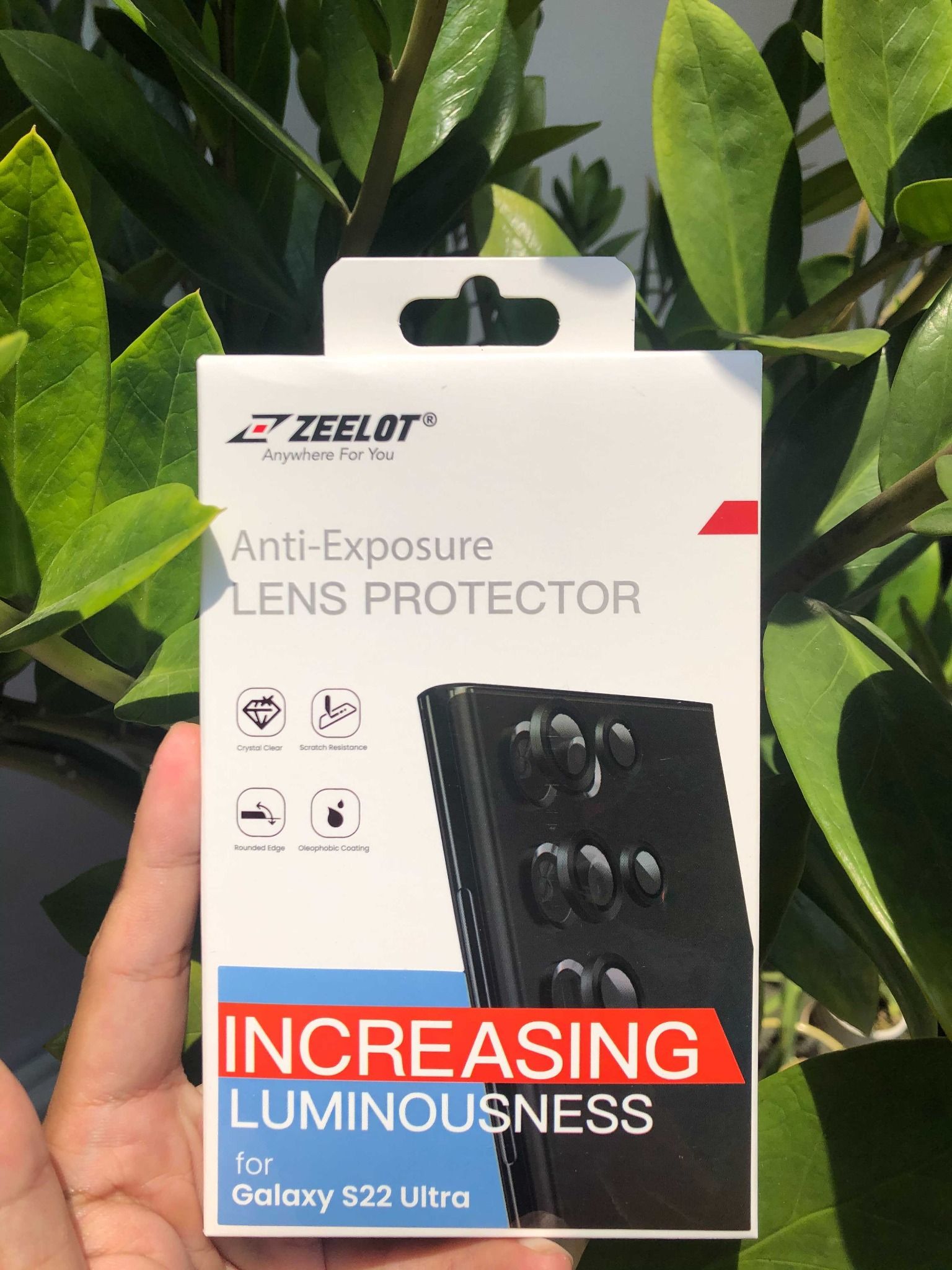  Miếng Dán Cường Lực Camera ZEELOT Samsung S22 Ultra PISHIELD 