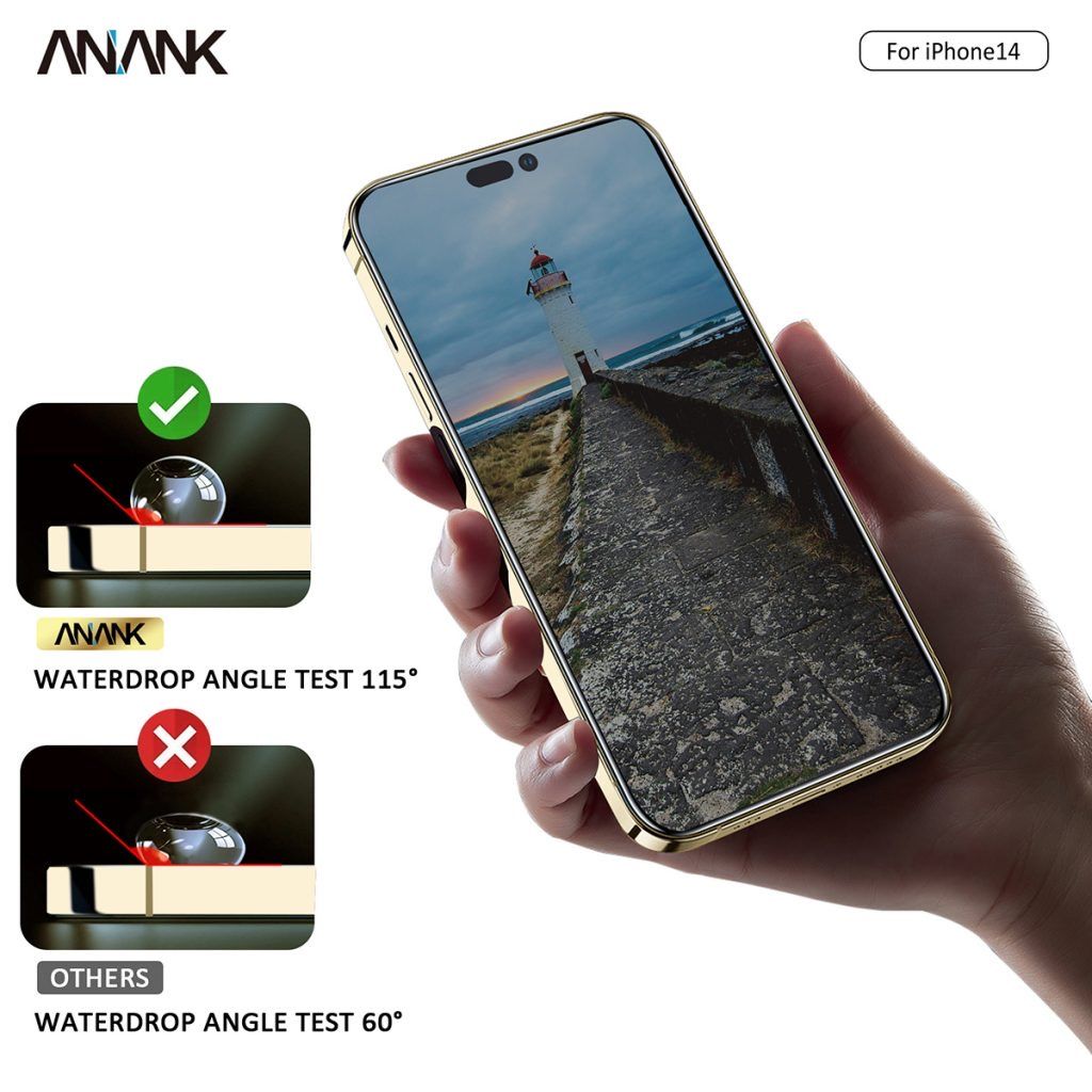  Dán Cường Lực IPhone 14 Pro Max/ 14 Pro ANANK 2.5D Full Chống Nhìn Trộm 