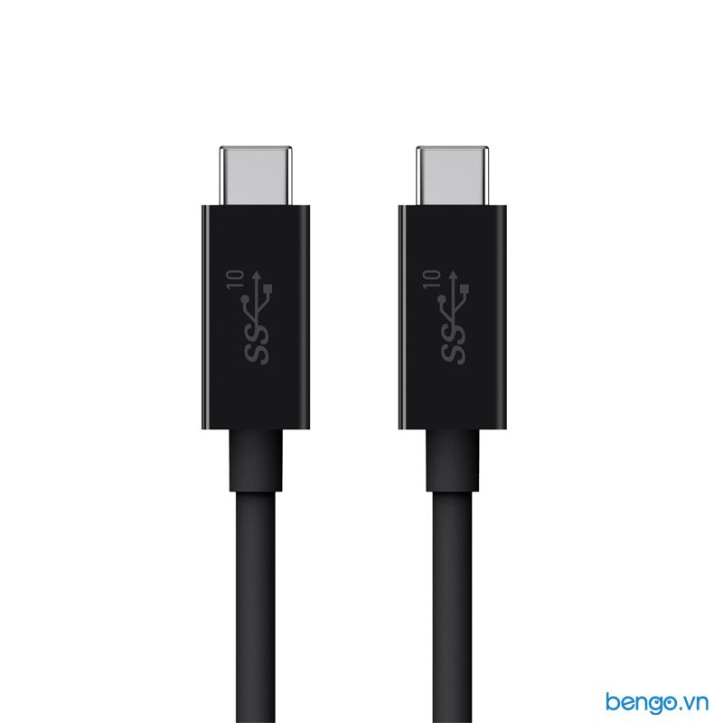  Cáp Belkin USB-C to USB-C 3.1 100W/5A, 10Gbps 1m - Đen 