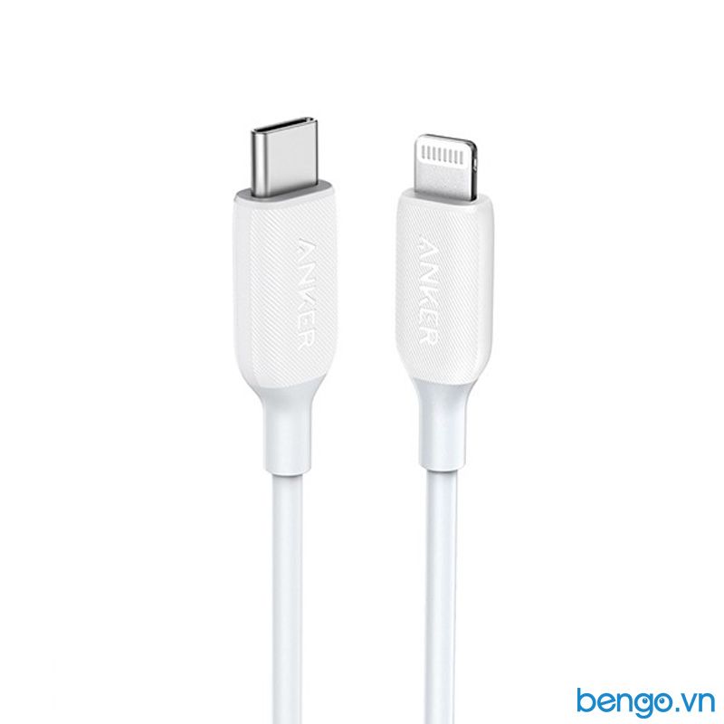  Cáp điện thoại Anker PowerLine III USB-C to Lightning cable 3ft/0.9m - A8832 