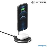  Sạc Không Dây HyperJuice Magnetic Wireless Charging Stand 2 In 1 Cho IPhone 12 Và AirPods - HJ461 