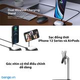  Sạc Không Dây HyperJuice Magnetic Wireless Charging Stand 2 In 1 Cho IPhone 12 Và AirPods - HJ461 