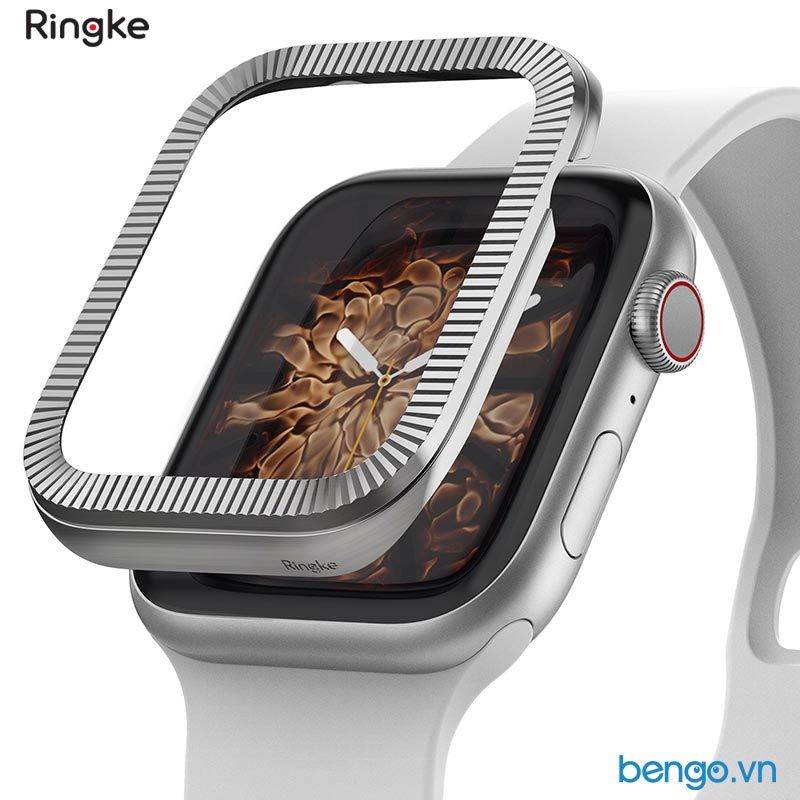  Viền Apple Watch 6/SE/5/4 44mm RINGKE Bezel Styling Stainless 