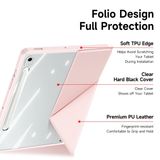  Bao da Samsung Galaxy Tab S10 FE Plus Duxducis Magi Series nắp gập tam giác có thể tháo rời 