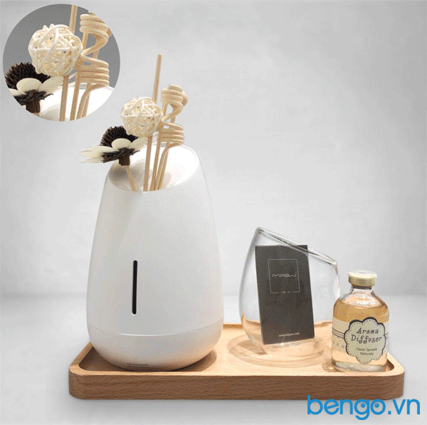  Máy xông tinh dầu MIPOW Vaso 3.0 Aroma công nghệ âm thanh thư giãn 