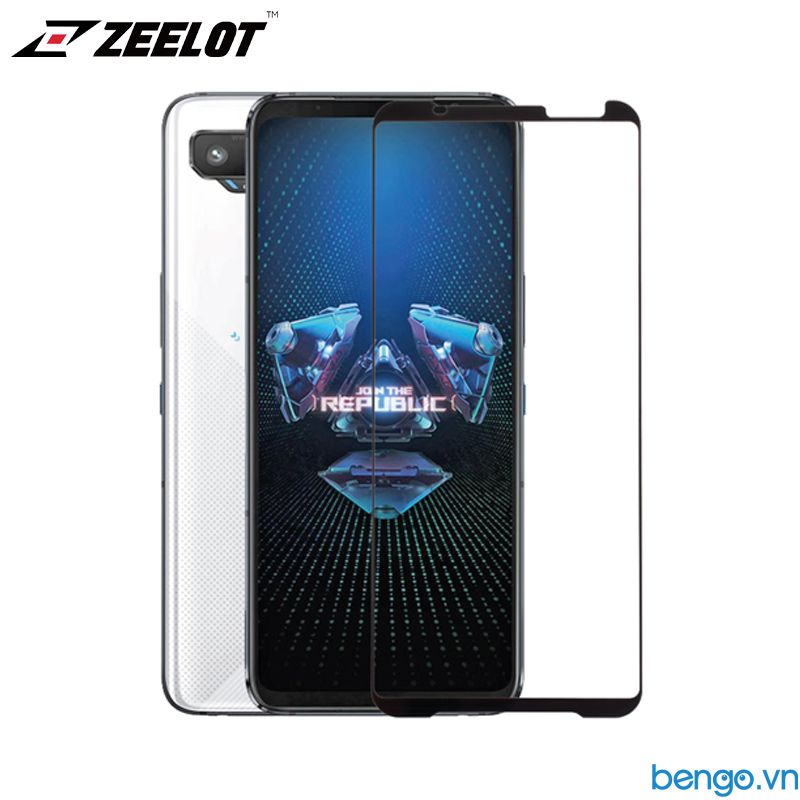  Dán Cường Lực Asus ROG Phone 2/3/5/5s ZEELOT PureGlass 2.5D Full Keo 