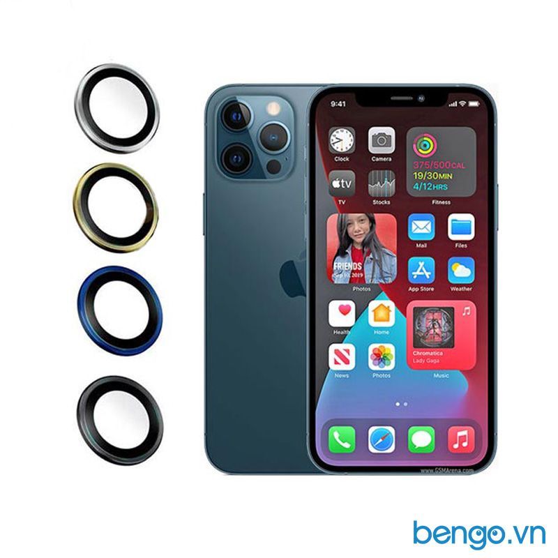  Ring camera iPhone 12 Pro Max Kuzoom viền màu (3 Rings) 