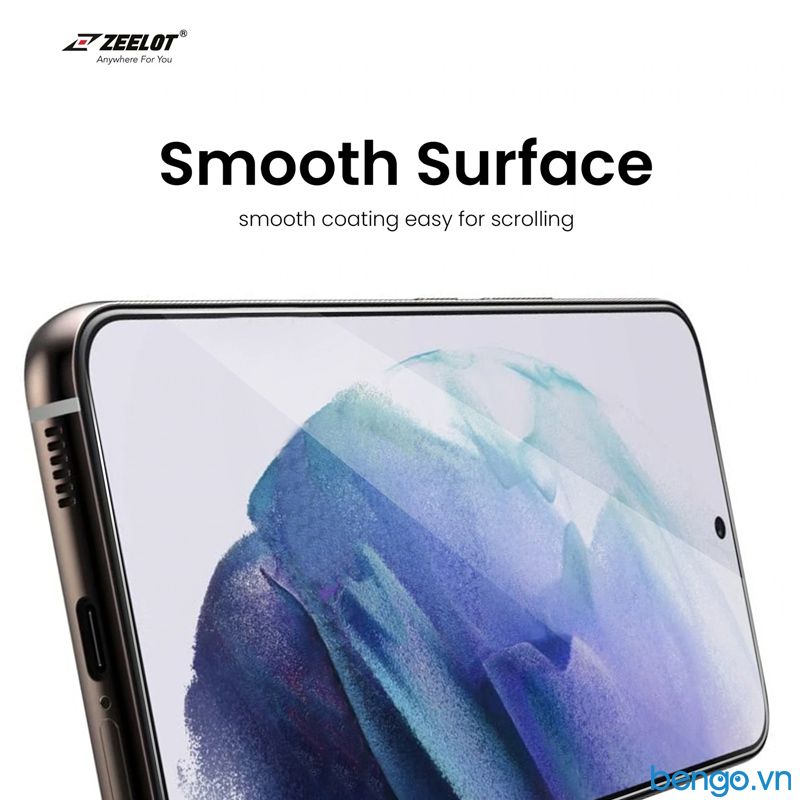  Dán Cường Lực Samsung Galaxy S22 ZEELOT SOLIDsleek 2.5D Clear 