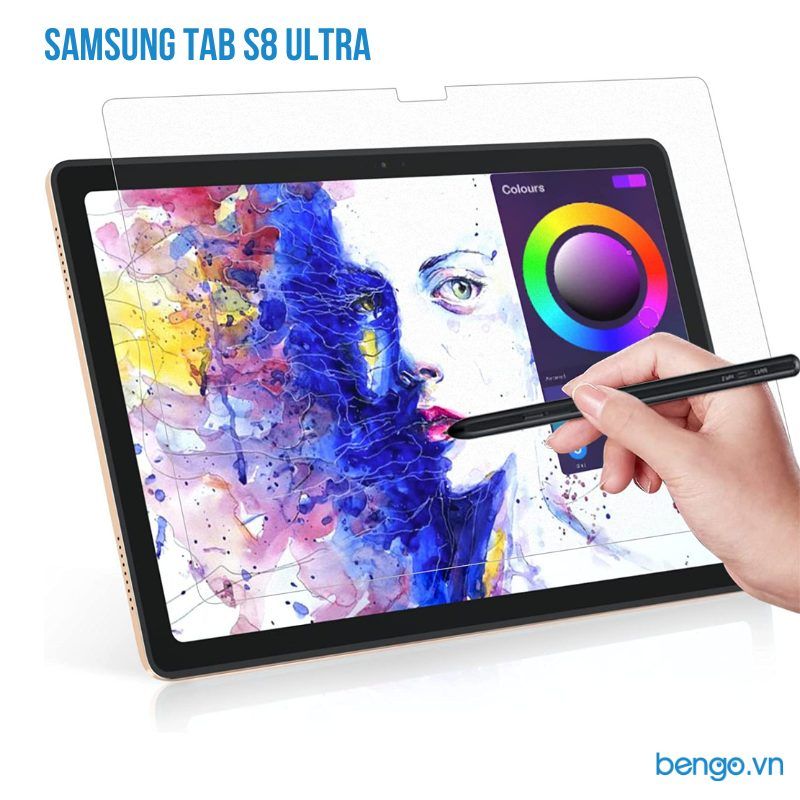  Dán màn hình Samsung Galaxy Tab S9/Tab S9 Plus/Tab S8/Tab S8 Plus/Tab S8 Ultra/Tab S9 Ultra/Tab S7/S7 Plus Paper-like chống vân tay 