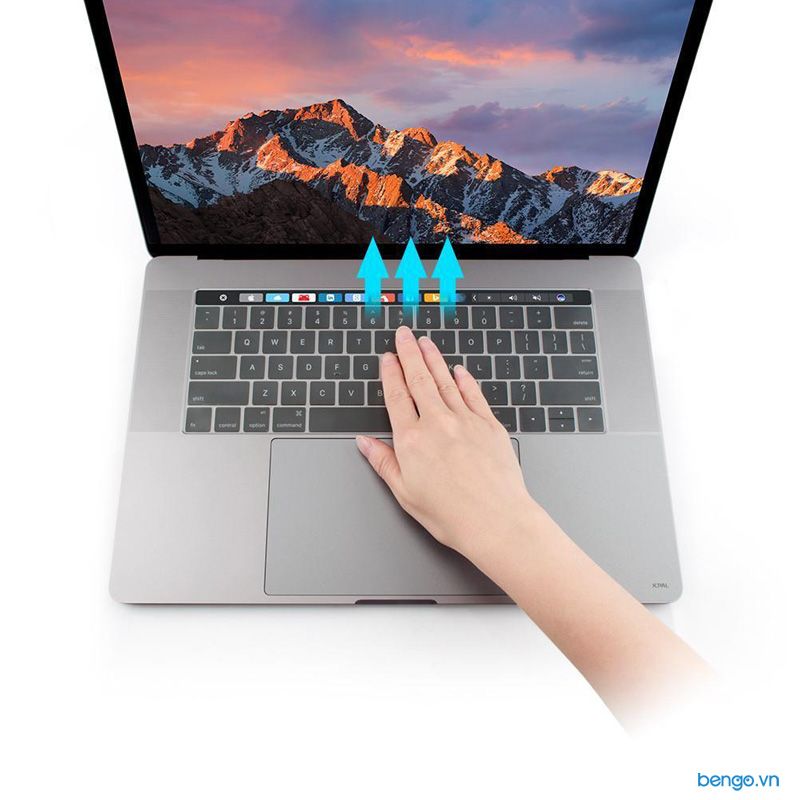  Phủ Bàn Phím JCPAL Fitskin TPU Cho Macbook Pro 13