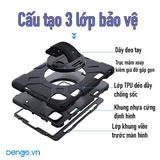  Ốp lưng iPad Pro 11"/Air 4 10.9" chống sốc có dây đeo vai và chân dựng Zaki JGX 