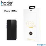  Dán Cường Lực iPhone 12 Mini HODA Full Clear AGbC Corning Kèm Khung Dán 