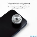  Dán Cường Lực IPhone 16e/14/13/13 Pro HODA Full Clear AGbC Corning Kèm Khung Dán 