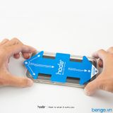  Dán Cường Lực IPhone 16e/14/13/13 Pro HODA Full Clear AGbC Corning Kèm Khung Dán 