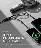  Cáp sạc nhanh đa năng RINGKE 3-in-1 Fast Charging Multi Cable 1.2M 