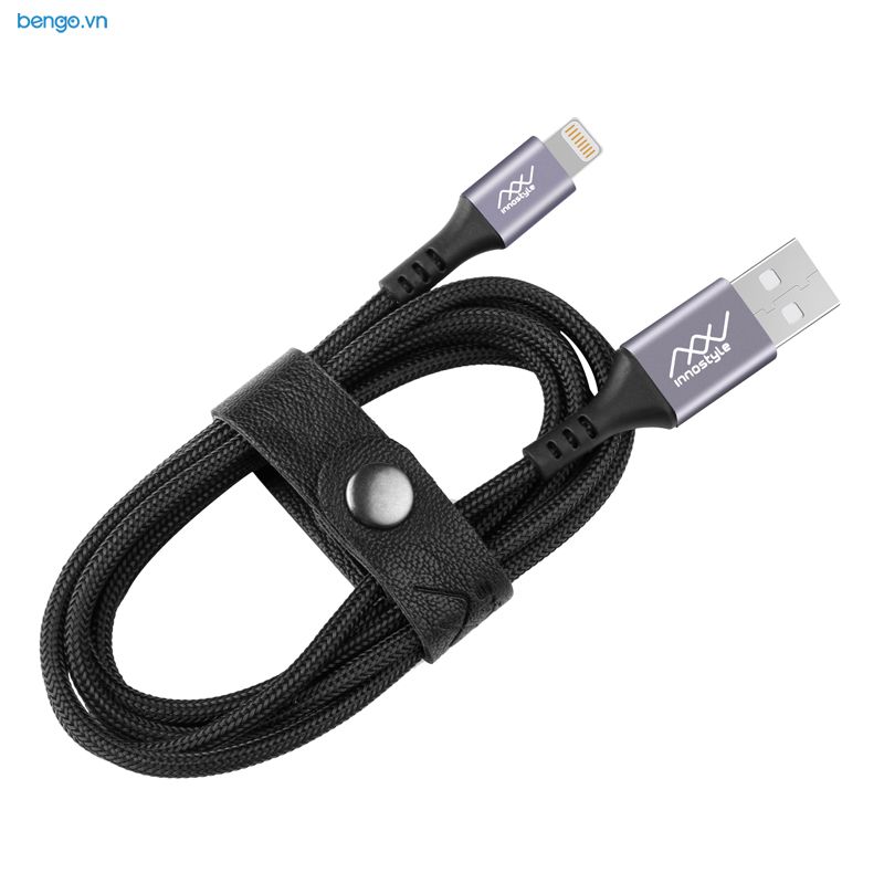  Cáp sạc INNOSTYLE DuraFLEX USB-A to Lightning 1.5m MFI 