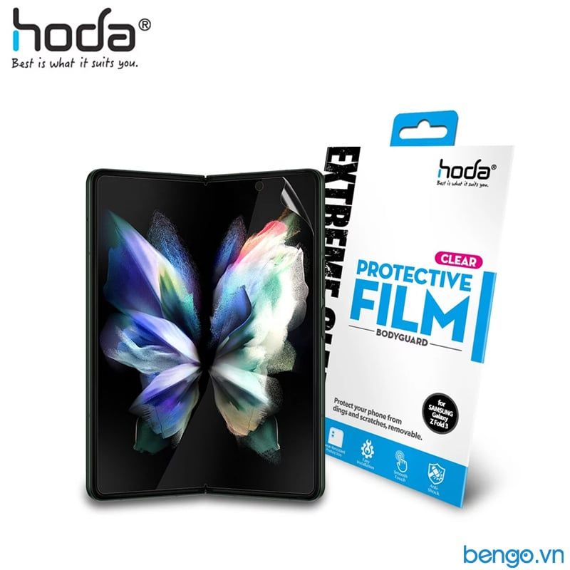  Bộ Dán 3 in 1 Film HODA Cho Samsung Galaxy Z Fold 3 5G 