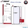 Dán cường lực iPhone 13 Pro Max ZEELOT SOLIDsleek chống ánh sáng xanh kèm Kit dán