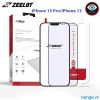 Dán cường lực iPhone 13/13 Pro ZEELOT SOLIDsleek chống ánh sáng xanh kèm Kit dán