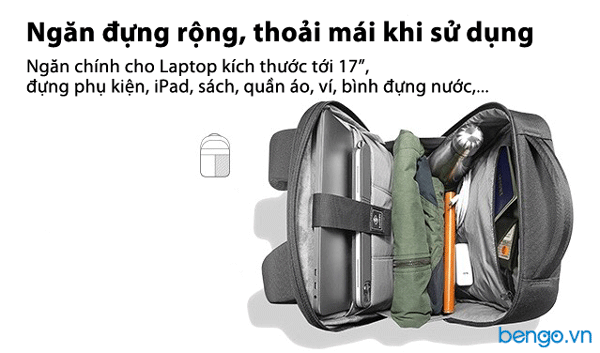  Balo Tomtoc (USA) Premium Lightweight Business Cho Macbook 16” - H62-E02D 
