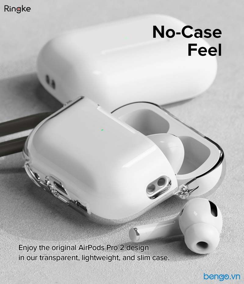  Vỏ Ốp Airpods Pro 2 RINGKE Hinge Clear 