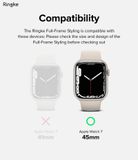  Ốp Apple Watch 7 45mm RINGKE Full Frame Styling Stainless 