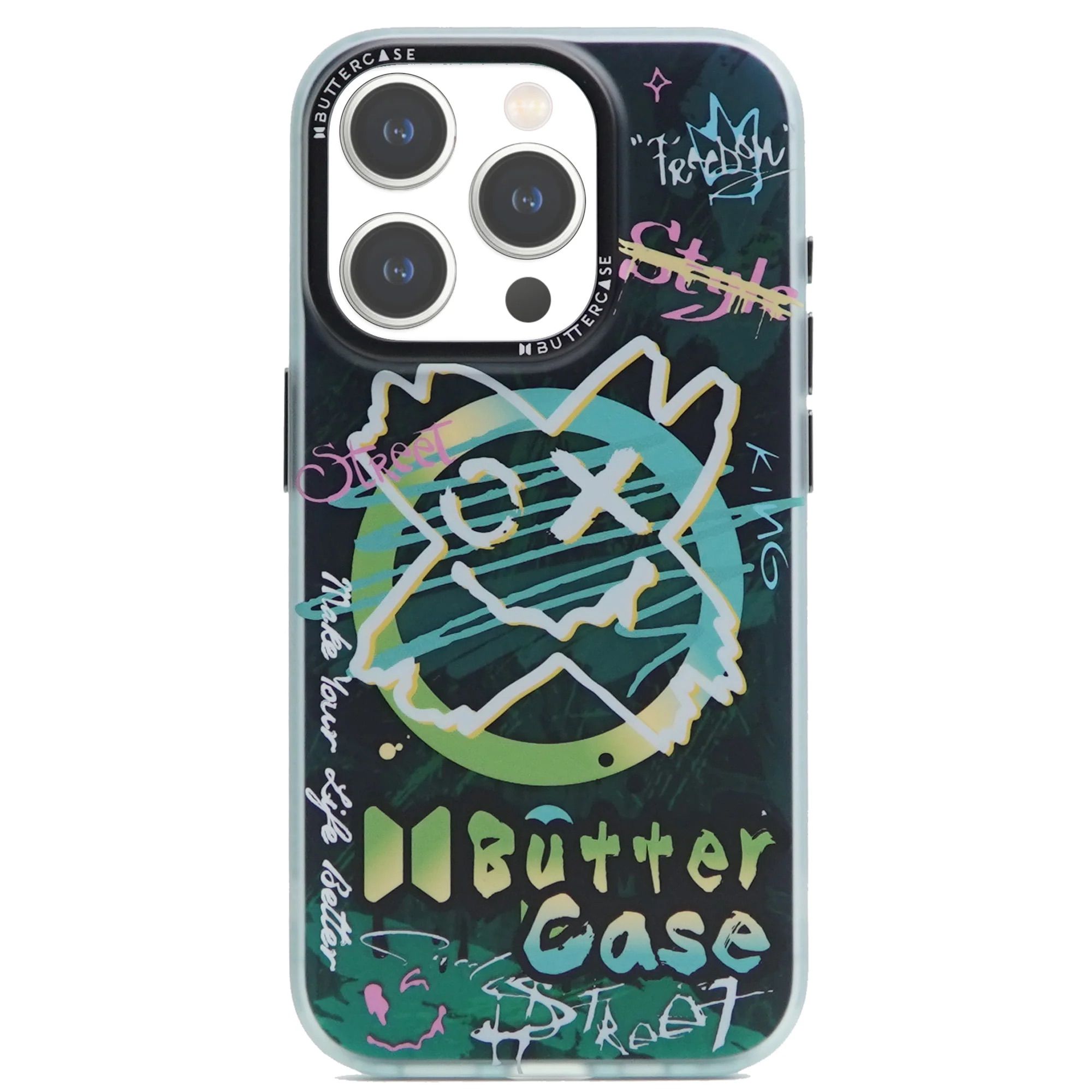  BUTTERCASE Graffiti Series Protective iPhone 15 Pro Case | Whimsy 