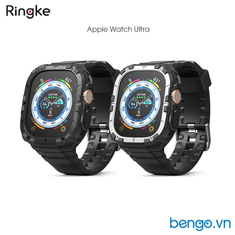  Vỏ Ốp Đồng Hồ Kèm Dây Apple Watch Ultra RINGKE Fusion X Guard 