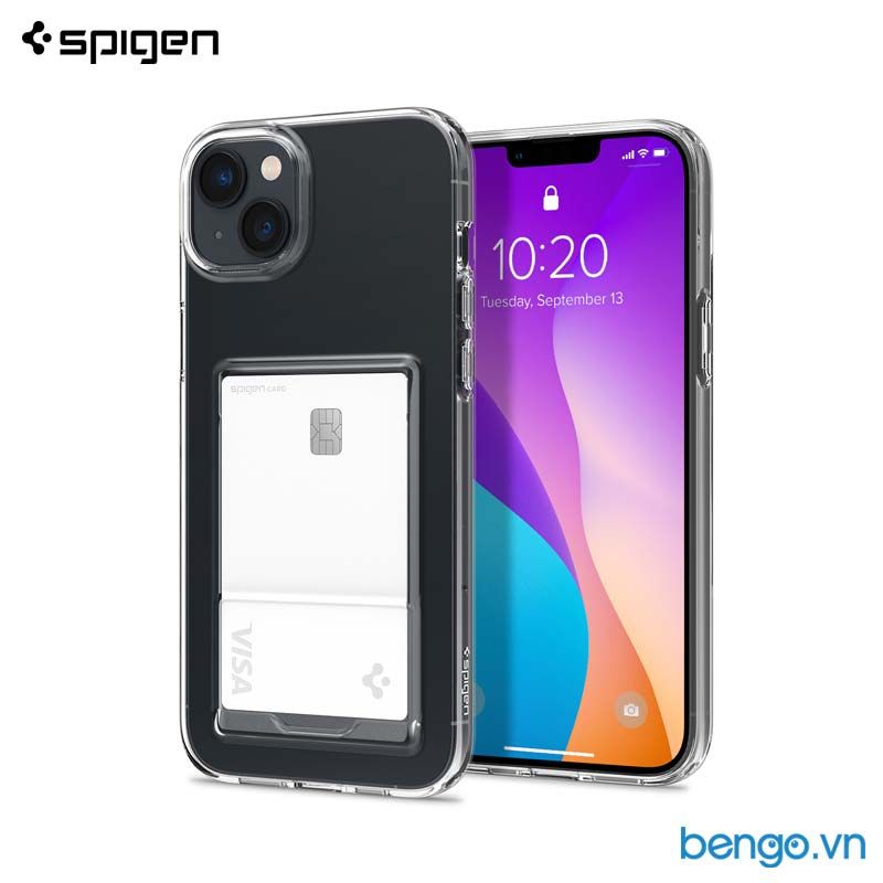  Ốp Lưng IPhone 14 Plus SPIGEN Crystal Slot Dual Crystal Clear 