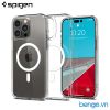 Ốp Lưng iPhone 14 Pro Max SPIGEN Crystal Hybrid MagFit White