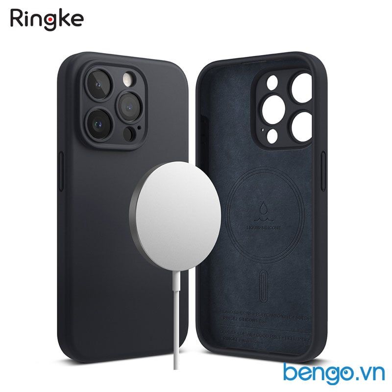  Ốp lưng iPhone 15 Pro Max/15 Pro/15 Plus/15 RINGKE Silicone Magnetic 