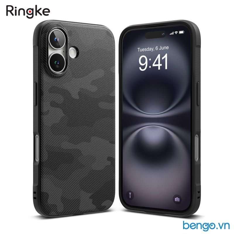  Ốp lưng iPhone 16 Pro Max/16 Pro/16 Plus/16 RINGKE Onyx 