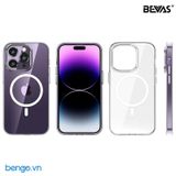  Ốp lưng iPhone 16 Pro Max Bevas Clear MagSafe (trong suốt chống ố) 