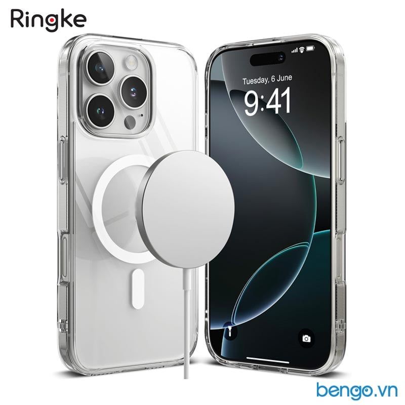  Ốp lưng iPhone 16 Pro Max/16 Pro/16 Plus/16 RINGKE Fusion Magnetic 