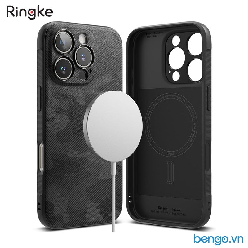  Ốp lưng iPhone 16 Pro Max / 16 Pro / 16 Plus / 16 RINGKE Onyx Magnetic 