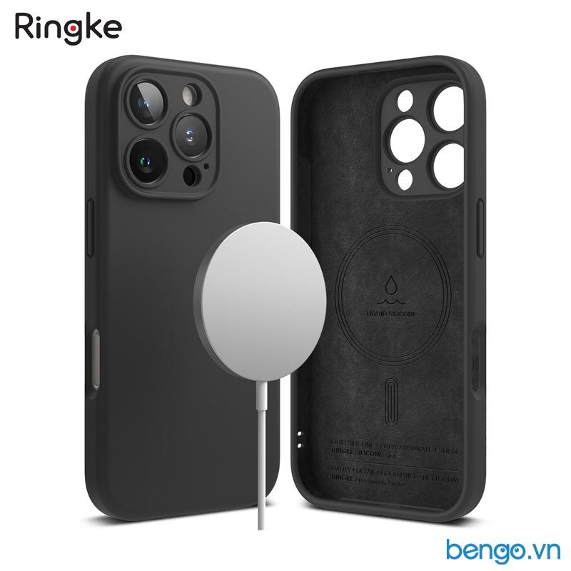 Ốp lưng iPhone 16 Pro Max/16 Pro/16 Plus/16 RINGKE Silicone Magnetic 