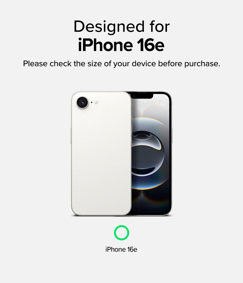  Ốp lưng iPhone 16e RINGKE Onyx 