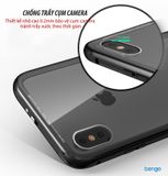  Ốp Lưng iPhone X/Xs Trong Suốt Viền Kim Loại Luphie 