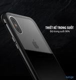  Ốp Lưng iPhone X/Xs Trong Suốt Viền Kim Loại Luphie 