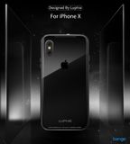  Ốp Lưng iPhone X/Xs Trong Suốt Viền Kim Loại Luphie 