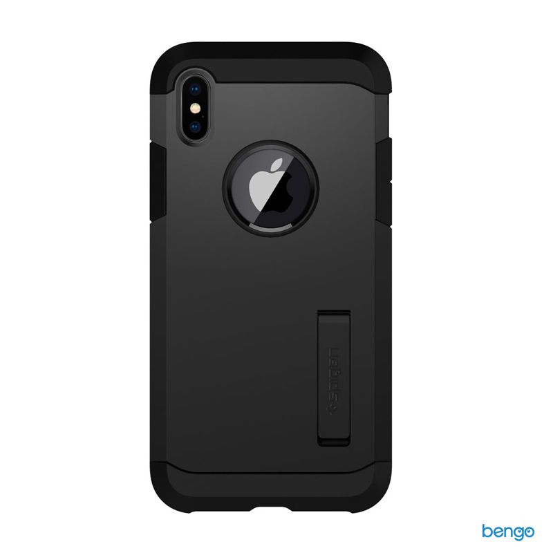  Ốp lưng iPhone X SPIGEN Tough Armor - Matte Black 